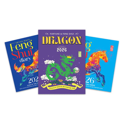 Boeken Set van 3, Horoscoopboek Draak/Dragon, Almanac en Diary 2026