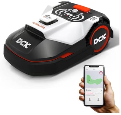 DCK KDRM107 Robotmaaier met perimeterdraad tot 1.000m2 - LiDAR obstacle detection - Systematisch maaipatroon