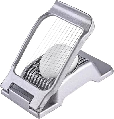 Eiersnijder - Groentesnijder - Vaatwasserbestendig - RVS - Champignonsnijder - Multifunctioneel - Zilver