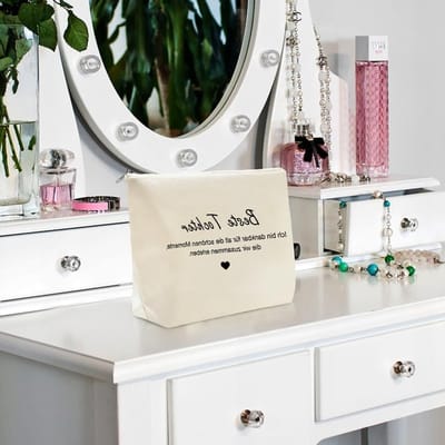 Make-up Tas op Maat, Unieke Verjaardagscadeaus voor Vrouwen, Moeders en Vriendinnen, Persoonlijk en Handig voor Elke Gelegenheid