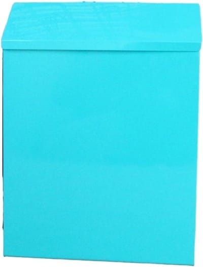 Brievenbus Buiten - Postbus Wandmontage - Post Opslag - Met Slot - 30x23x6cm - Blauw