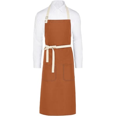 Contrasterend verzorgschort met pocket SG Accessories Bistro Santorini