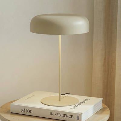 Lindby - Tafellamp - 2lichts - Metaal, ijzer - H: 45 cm - E14 - Beige