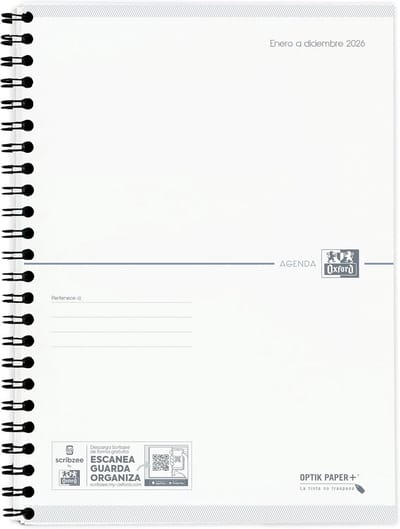 Kalender Refill 2026 Weekoverzicht A5 Spaans - Blauwe Inhoud