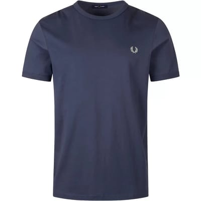 Fred Perry Ringer t-shirt - dark airforce