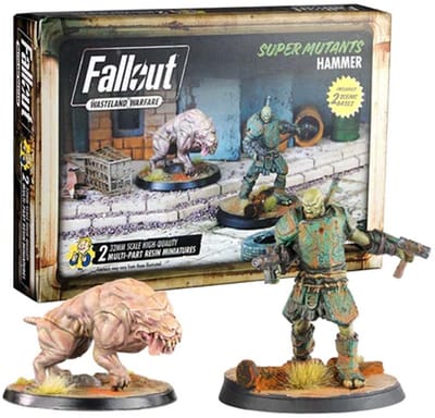 Fallout: Wasteland Warfare - Super Mutants: Hammer - Uitbreiding - Modiphius Entertainment - Ongeschilderd