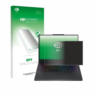 upscreen - privacy screenprotector voor Lenovo Legion 5 15IRX10 PF9XB5828034 - Folie Beschermfolie Blauwlichtfilter