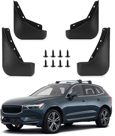 Dailygoody - Spatlappen - Vuilvanger - Set van 4 - Spatbescherming - Accessoires voor XC60 - 2018 tot 2024