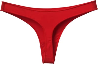 Katoenen G-string Meisjes Slipje T-back Sexy Dames Slips String Ondergoed Lage Taille Naadloze Femlae Lingerie - Rood - Maat S