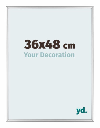 Your Decoration - Puzzellijst 36x48 cm - Zilver Hoogglans - Puzzellijst 500-1000 stukjes - Aluminium Fotolijst - Kent