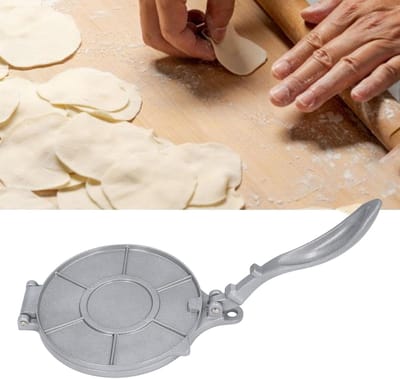Tortilla Maker Press, Quesadilla Maker Herbruikbaar Handmatig Gemakkelijk Schoon Te Maken Aluminiumlegering Eenvoudig Te Bedienen voor Quesadilla