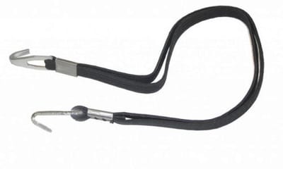 Spanband Zwart 58 x 3 x 3 cm - Stevige Spanriem met Haken