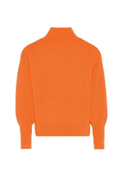 Mymo Trui met bloemenborduursel Dames oranje