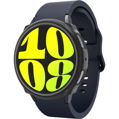 Spigen Liquid Air - Hoesje Geschikt voor Samsung Galaxy Watch 7 44MM - Flexibel TPU - Zwart