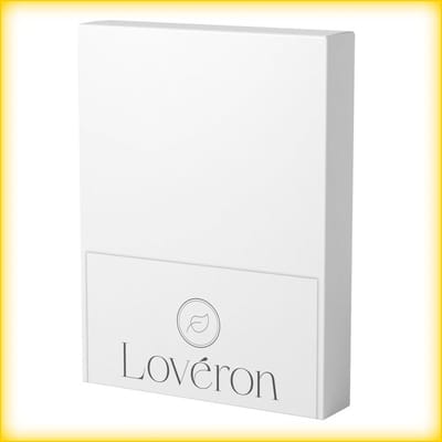 Lovéron - Katoen - Hoeslaken - Tweepersoons - 140x200 cm - Wit