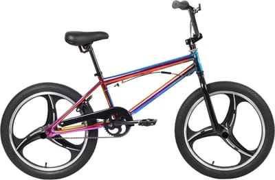BMX-fiets – Voor jongens en meisjes van 5-12 jaar – 360 graden rotor Freestyle, 4 haringen, Single Speed – Mix colors, 51 cm