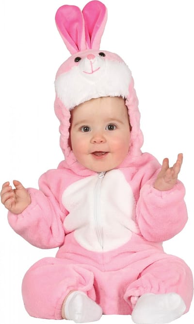 Fiestas Guirca - Roze bunny baby (18-24 mnd) - Carnavalskleding - Carnaval - carnavalskleding 2027 - Carnaval kostuum