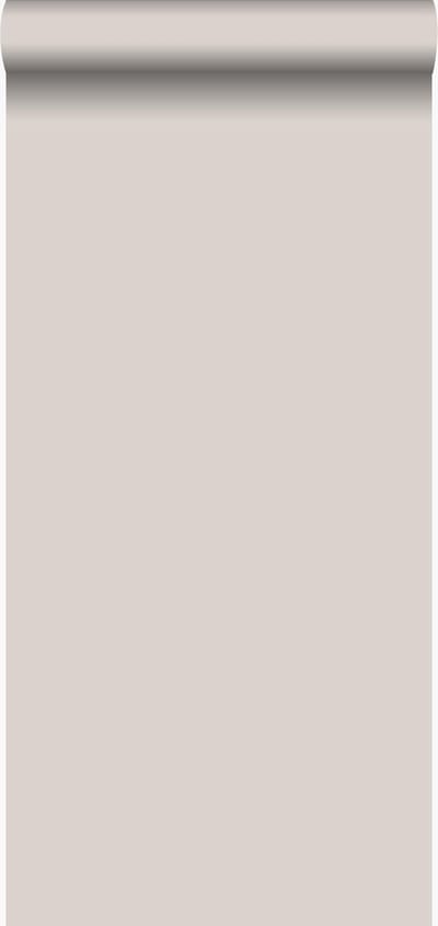 Origin Wallcoverings behang effen glanzend warm grijs - 53 cm x 10.05 m - 346501