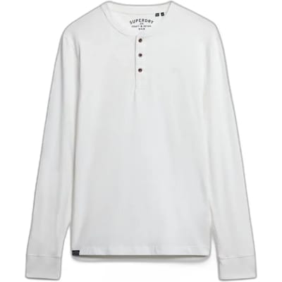 Superdry - Classic Essential Henley Top - Heren - Tops