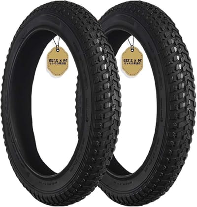 Fietsbanden Set - Banden MTB - All-Round Rijden - Aggressief Blokprofiel - 14x2.125 - Zwart