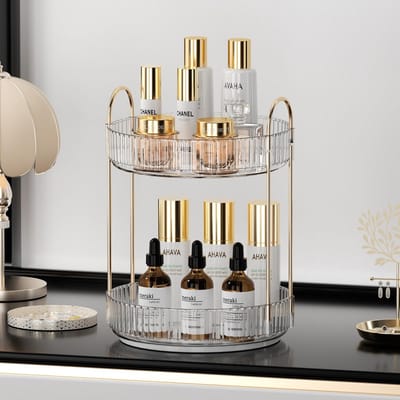 Unyqoos ® Ingenieuze 360 Graden Draaibare Cosmetica- en Parfum Organizer voor Make-uptafel