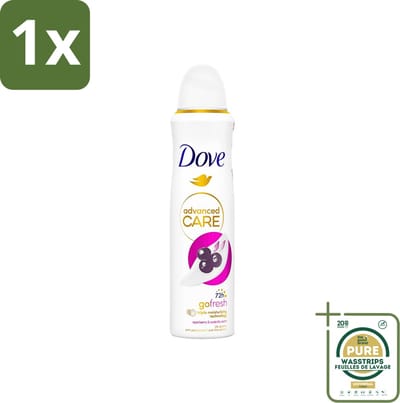 1 x Dove - Deospray - Acai Bes & Waterlelie - 150 ml- Acai Bes & Waterlelie Deospray - Deospray Oksels - Deodorant Oksels - Geur Oksels - Transpiratie Bescherming