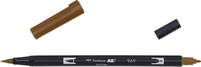 Tombow Brush pen - ABT 969 - Dual Brushpen - Chocolate - Bruin