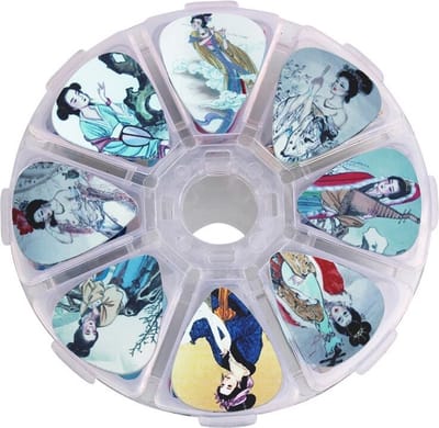 50 Stuks Plectrums – Japans – Diktes .46mm, .71mm, 1.0mm – Plectrum voor alle soorten Gitaren