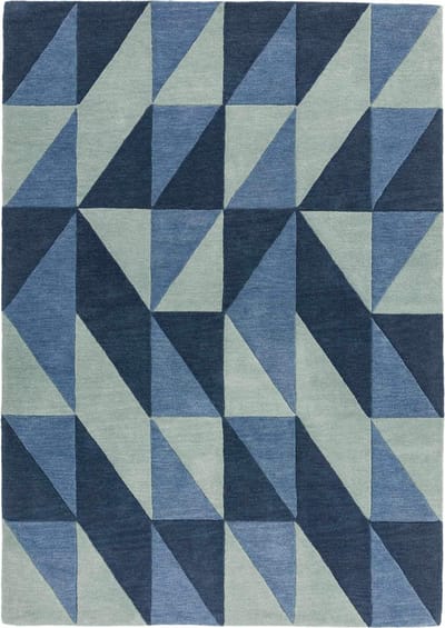 Easy Living - Reef-Flag-Blue Vloerkleed - 160x230  - Rechthoek - Laagpolig Tapijt - Modern - Blauw