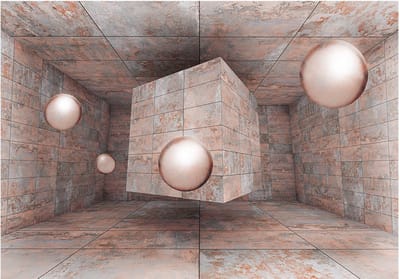 Fotobehangkoning - Behang - Vliesbehang - Fotobehang - Pink Box - 150 x 105 cm