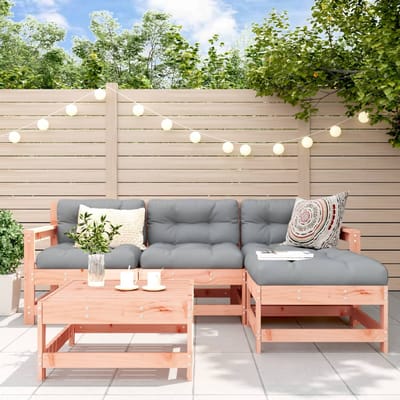 vidaXL - 5-delige - Loungeset - massief - douglashout