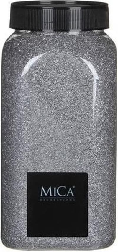 Decoratie/hobby zand zilver 1 kg - Home Deco - Woonaccessoires - decoratie materialen