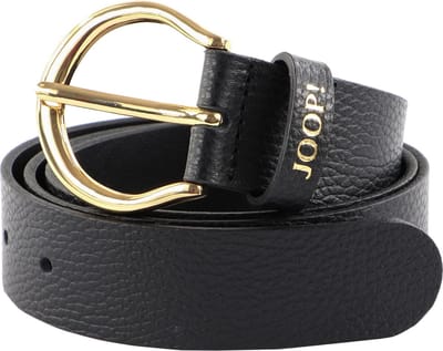 JOOP! Leren Riem Fashion Women's Belt 3.5 W70 Black Zwart
