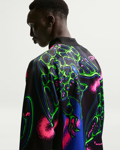 Nike Nigeria Hollywood Keeper Nike voetbalshirt - Voetbalshirt - Maat L - Zwart/Hyper Pink/Wit / Zwart Roze - Keepersshirt - Voetbal - Heren Voetbalshirt voor Mannen