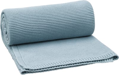 Fresk Kinderdeken Unisex80 x 100 cm – Babydeken - Wiegdeken - Ledikant deken - Blauw -