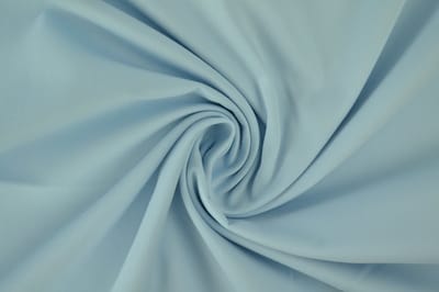 30 meter twill katoen - Baby blauw - 65% katoen - 35% polyester