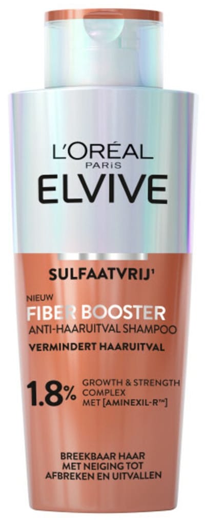 L'Oréal Elvive Fiber Booster Anti-Haaruitval Shampoo - 3 x 200 ml - Voordeelverpakking
