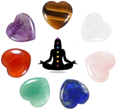 Dailygoody - Natuurlijke helende kristallen - Chakra stenen - Mini liefde zak palmstenen - Perfect voor meditatie - Ontspanning en Reiki - Energie en ...