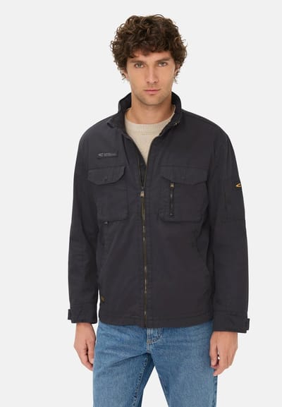 camel active Blouson met opstaande kraag - Maat menswear-48 - Donkerblauw