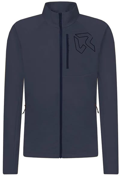 Rock Experience Arrows Mock Neck Fleece Met Volledige Rits Blauw 2XL Man