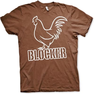 Hybris Cockblocker T-shirt bruin