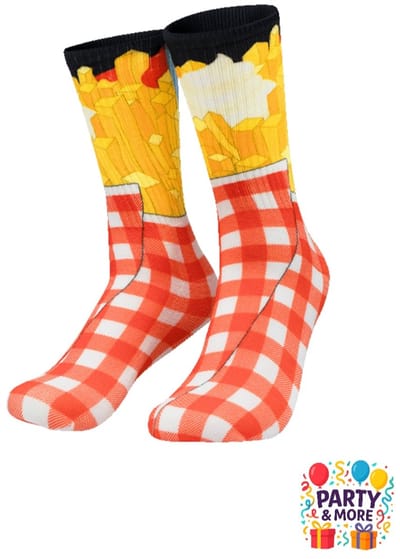Silly socks – French fries - patat - friet - happy socks – funny socks – sokken – grappig