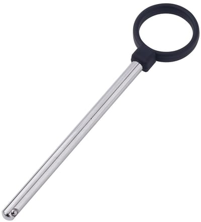 Dailygoods- Gewichtstapelpin Ringvormig - 0,95cm Diameter - Koolstofstaal - Gym Pins - Thuisgym - Duurzaam en taai - Gewichtspen