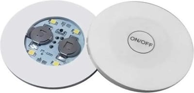 Go Go Gadget - LED Licht Onderzetter - Sfeervolle Verlichting - Vastplakken onder glas - 1 stuk - Blauw