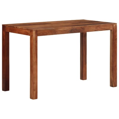 vidaXL - Eettafel - 120x60x76 - cm - massief - acaciahout