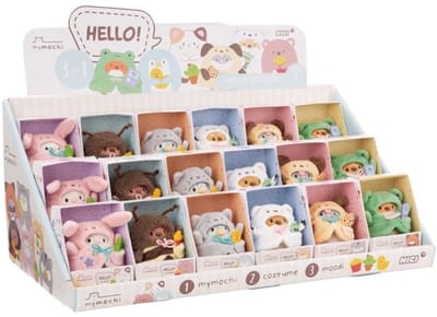 Nici knuffeldier speelgoed mymochi 8cm cadeau set - pluche collectie.