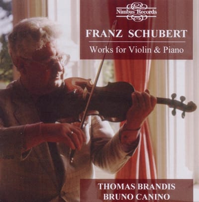 Bruno Canino & Thomas Brandis - Schubert: Works For Violin & Piano (CD)