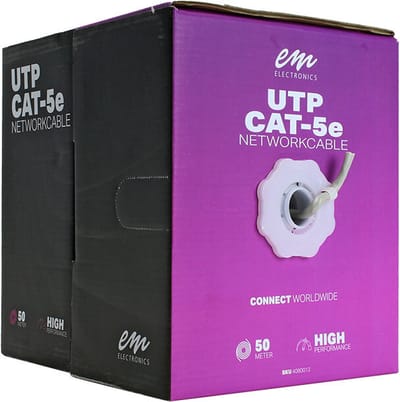 EMhub UTP CAT5e kabel rol 50 meter (42219)