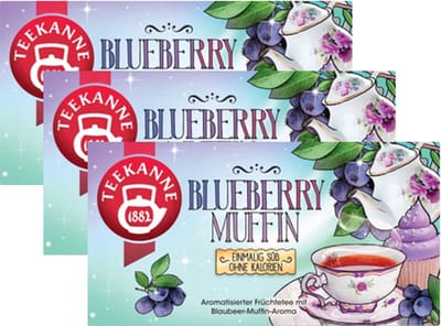Teekanne - Blueberry Muffin Thee - 3x 18 zakjes