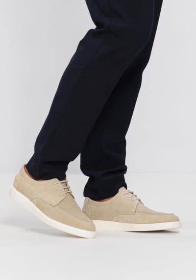 STEFANO LAURAN Star 10 Veterschoenen - Heren - Beige - Maat 41